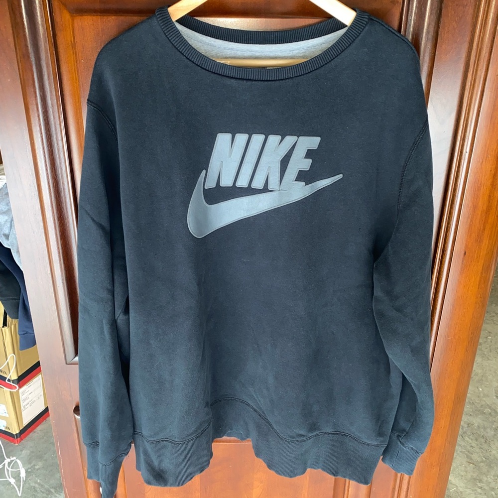 Vintage Y2K Nike Big Spell Out and Center Swoosh crewneck sweatshirt